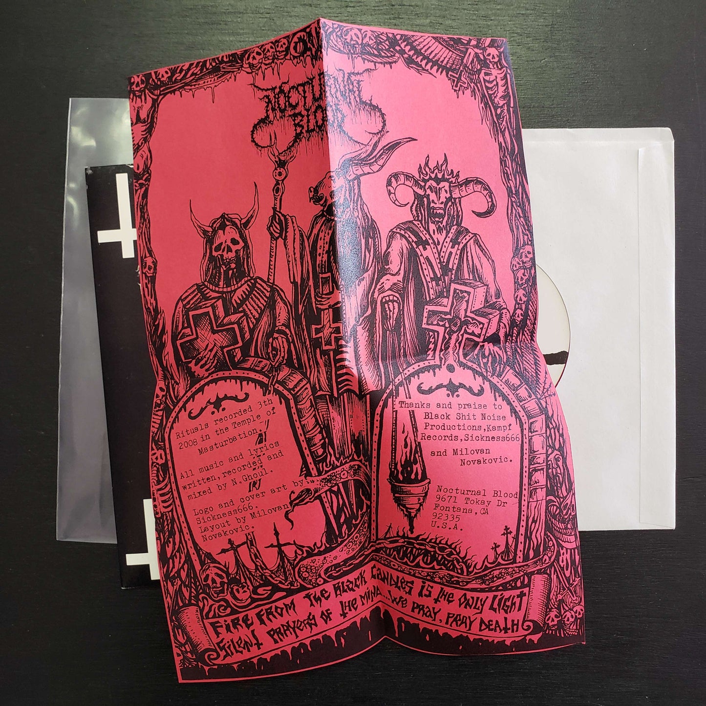 Nocturnal Blood - Nocturnal Crucifixions original 7" EP (used)