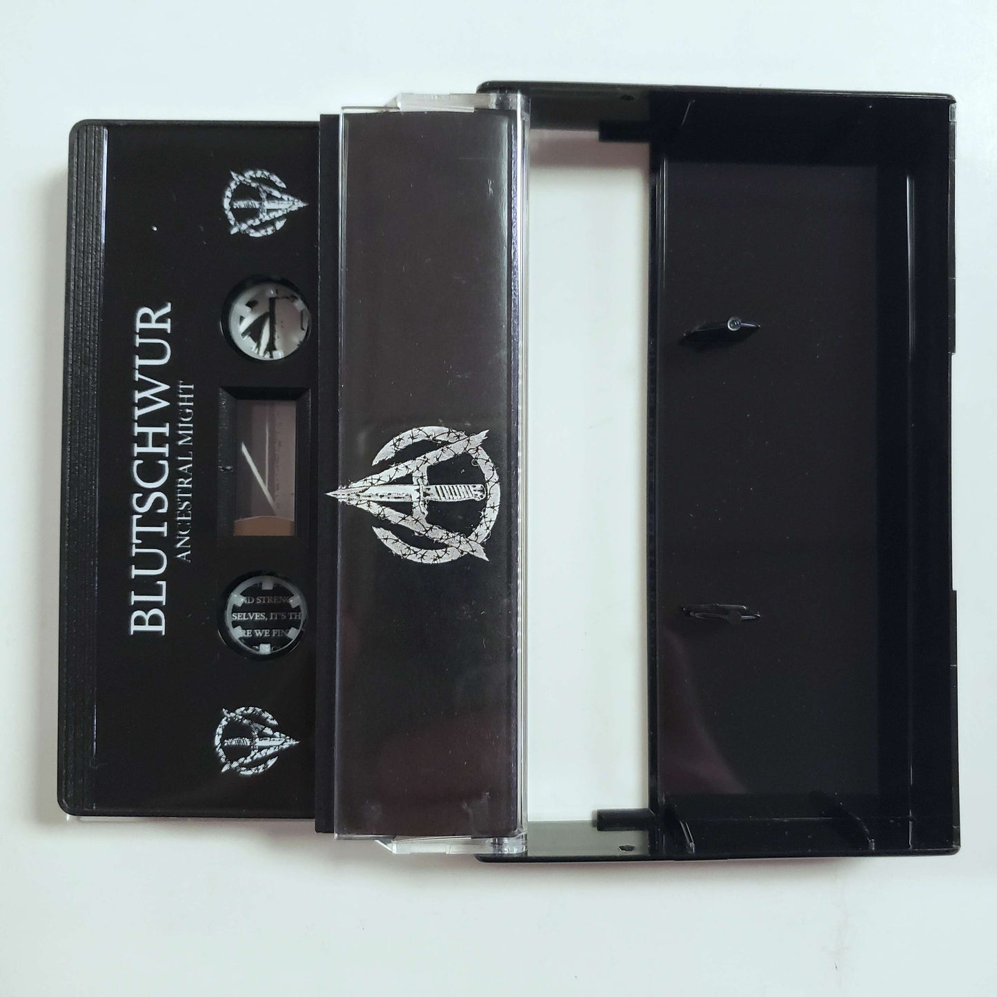 Blutschwur / Mäleficentt – Ancestral Might cassette tape (used)