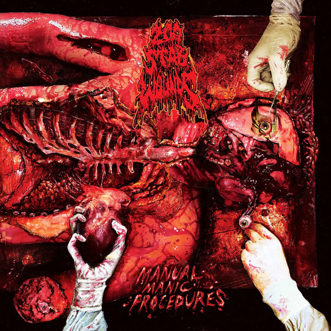 200 Stab Wounds - Manual Manic Procedures LP (2024 Tour Exclusive Edition - Sinew Bloodshed)