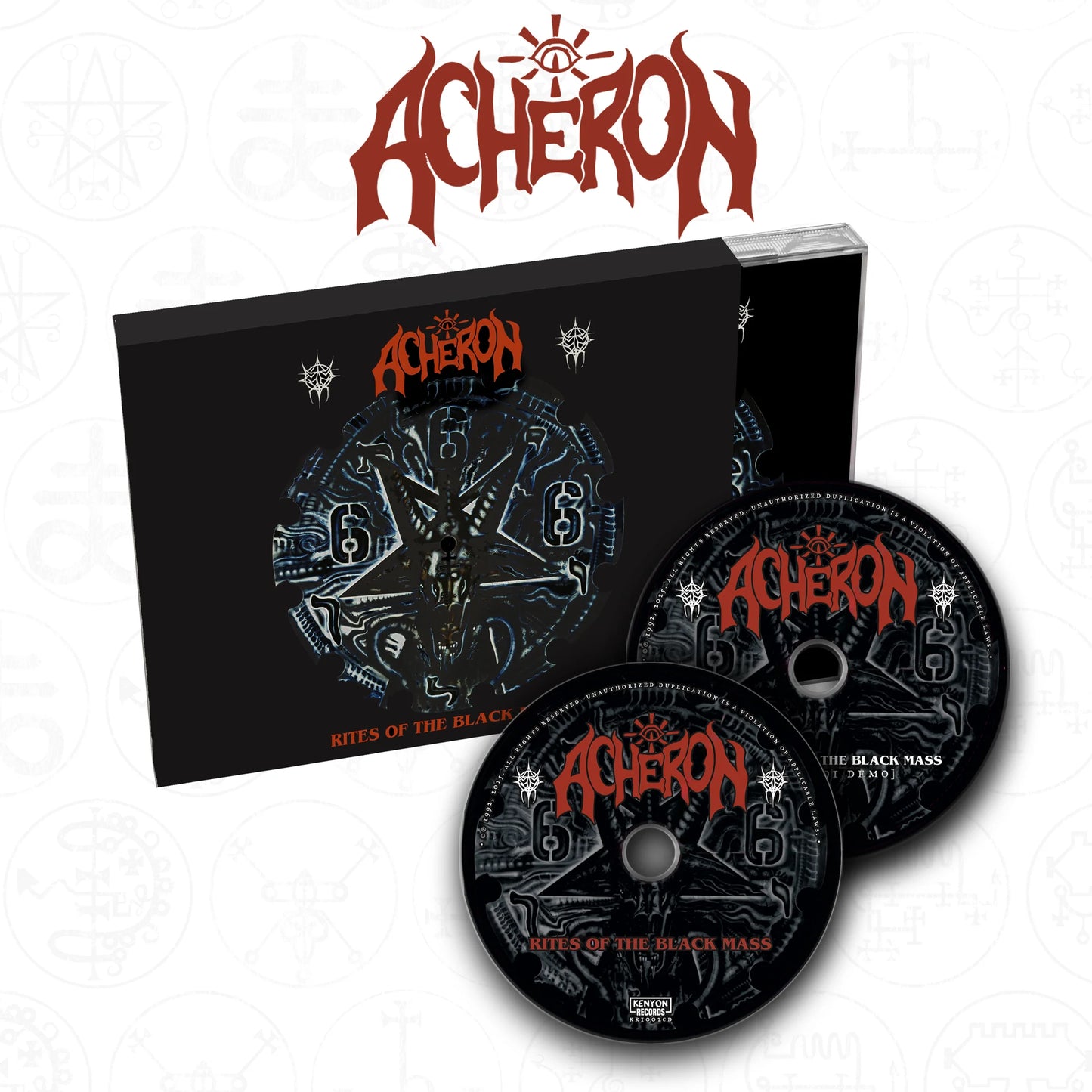 Acheron - Rites of the Black Mass double CD (jewel case with slipcase)