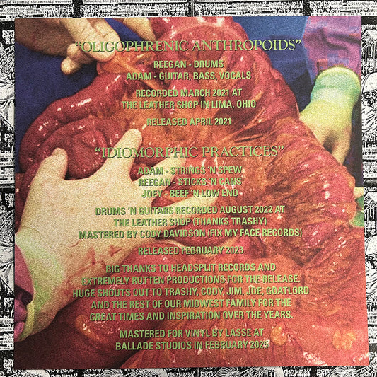 Moiscus - Oligophrenic Anthropoids / Idiomorphic Practices LP