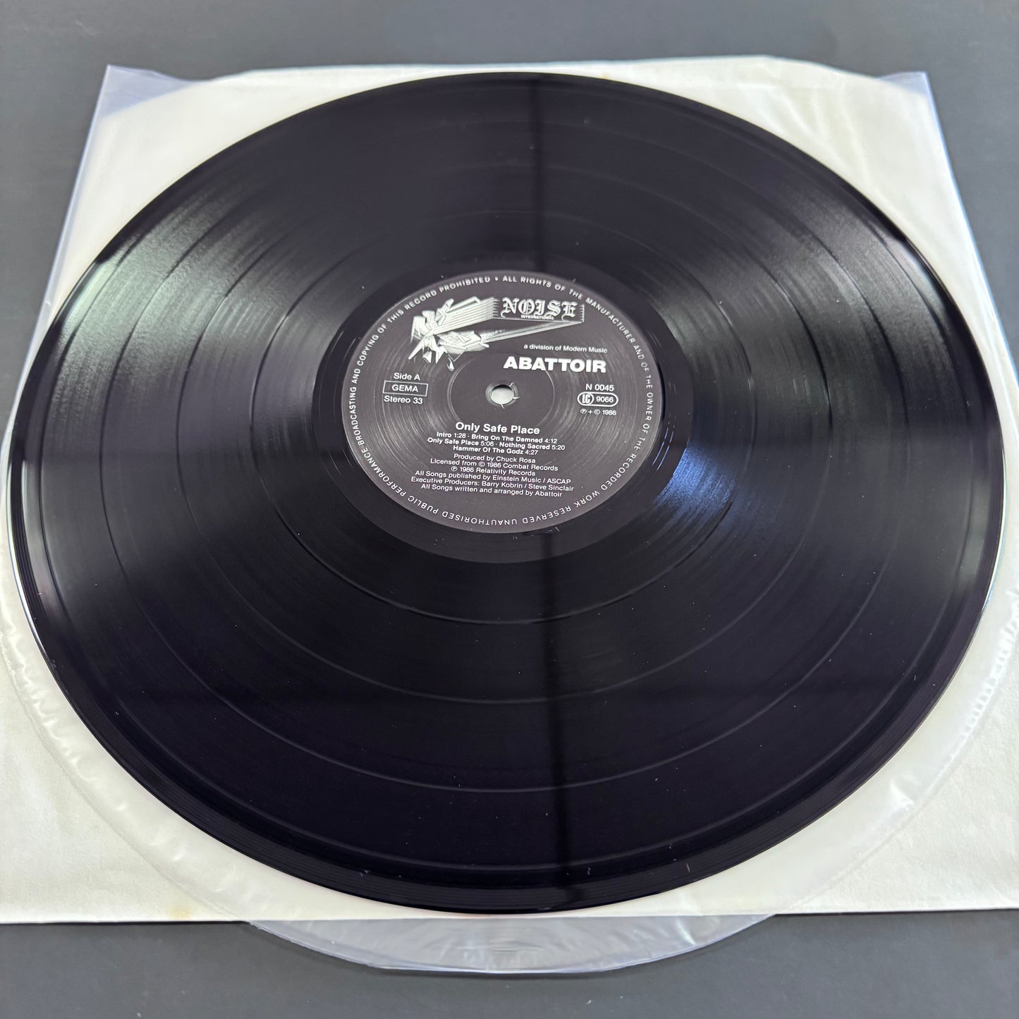 Abattoir - The Only Safe Place original LP - European pressing (used)