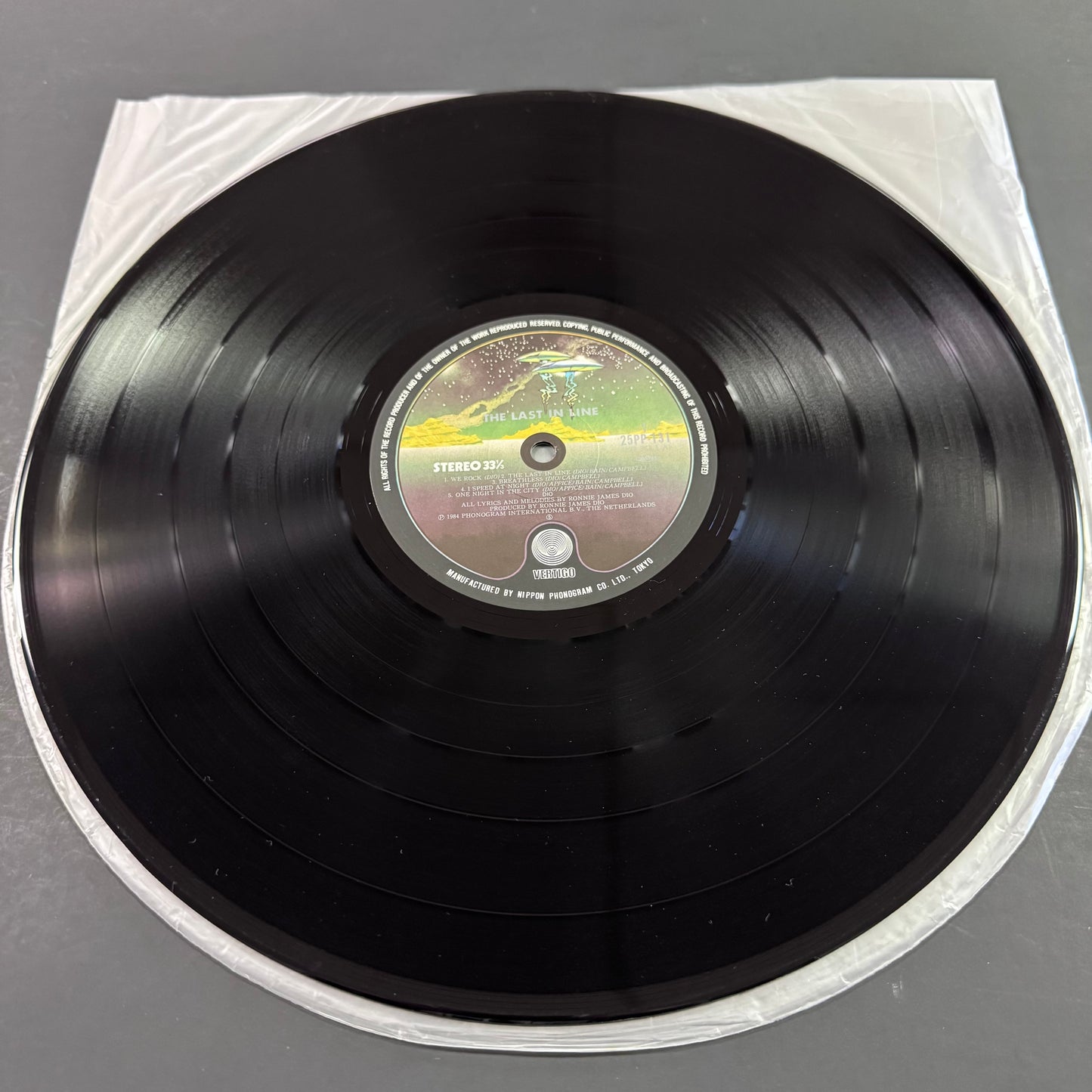 Dio - The Last in Line original LP - Japanese pressing with obi (used)