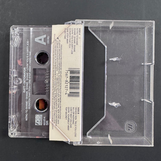 Ratt - Detonator original cassette tape (used)