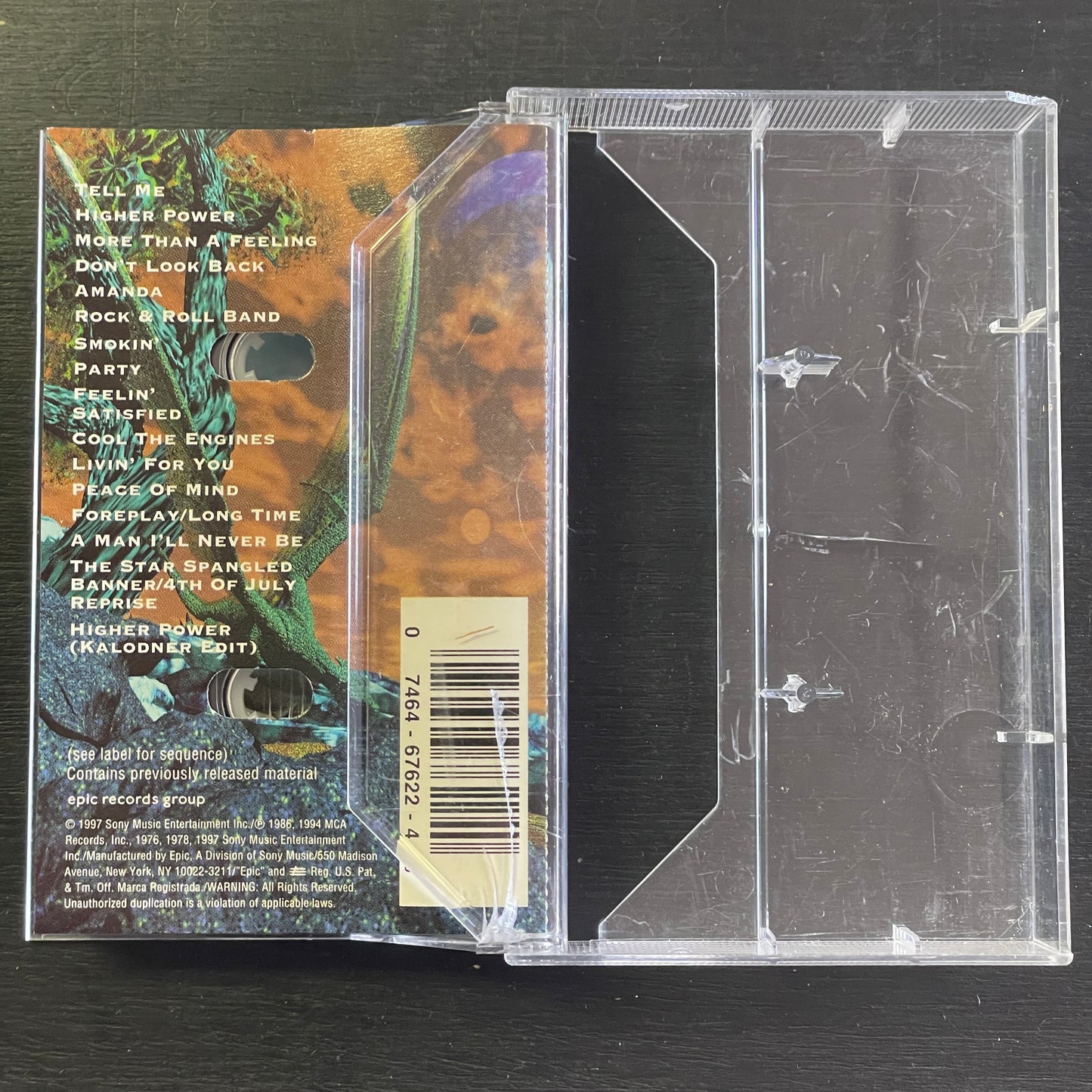 Boston - Greatest Hits original cassette tape (used)