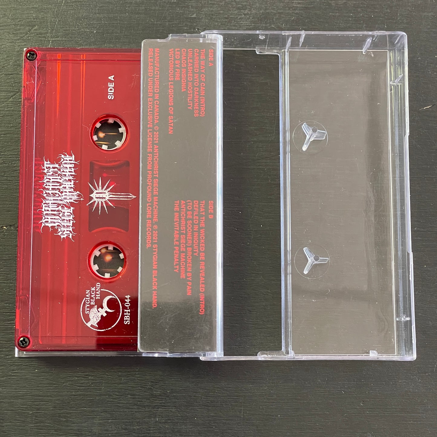 Antichrist Siege Machine – Purifying Blade cassette tape (used)