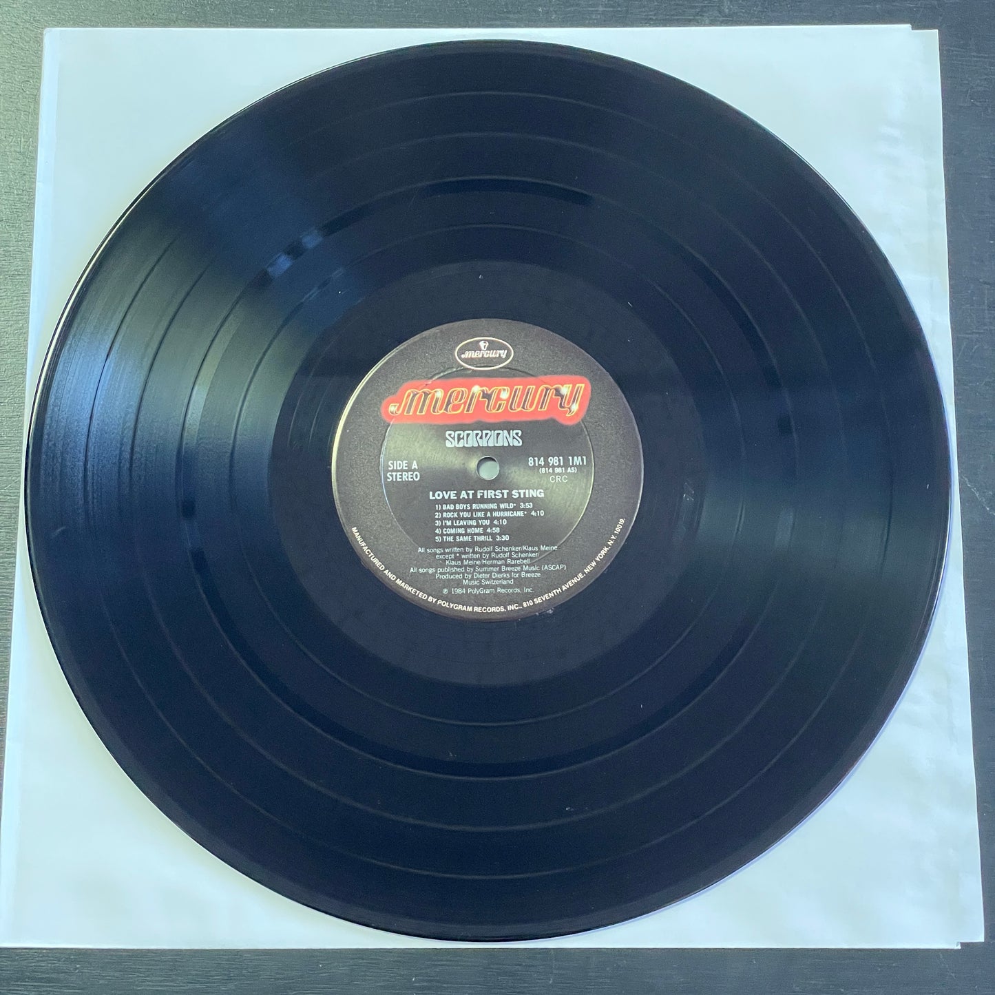 Scorpions - Love at First Sting original LP (used)