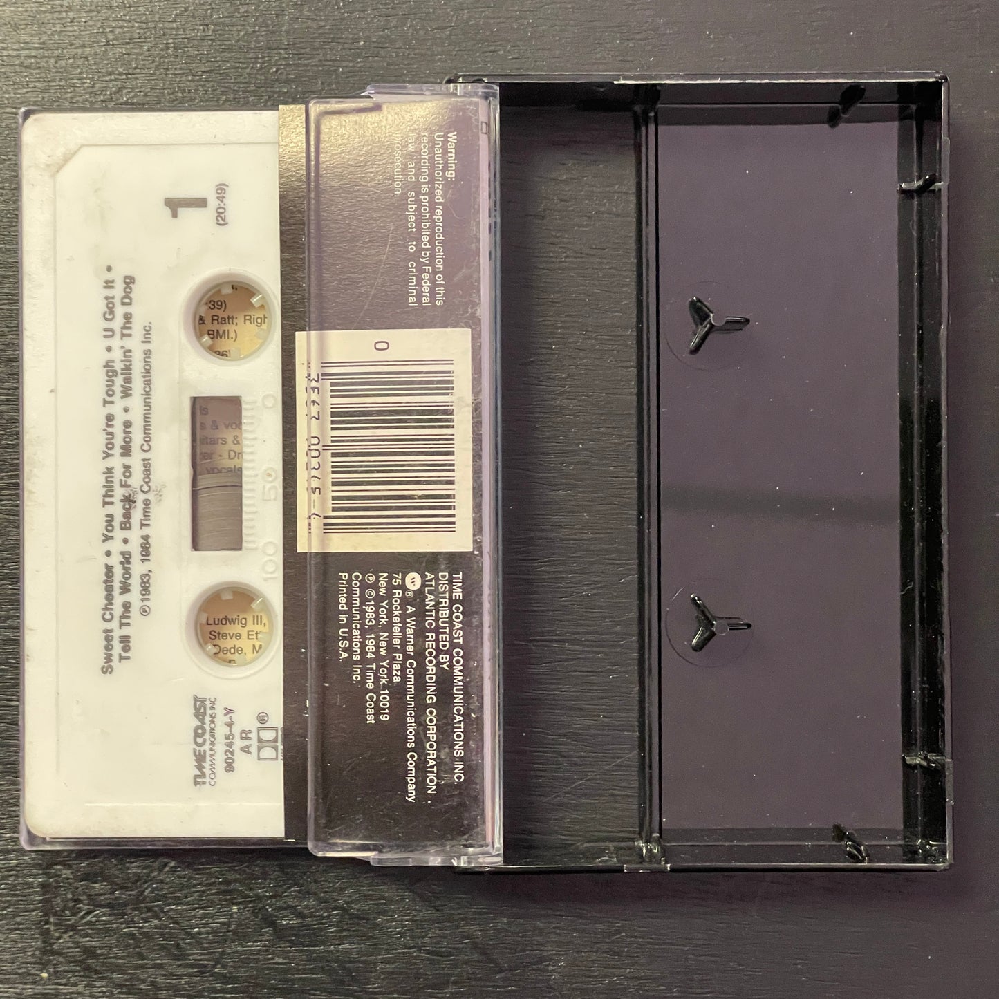 Ratt - Ratt original cassette tape (used)