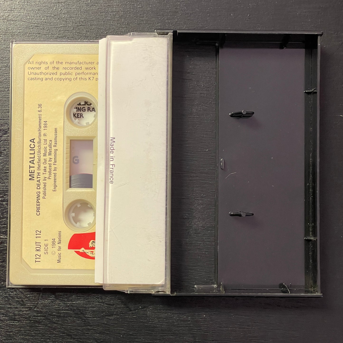 Metallica – Creeping Death original cassette tape (used)