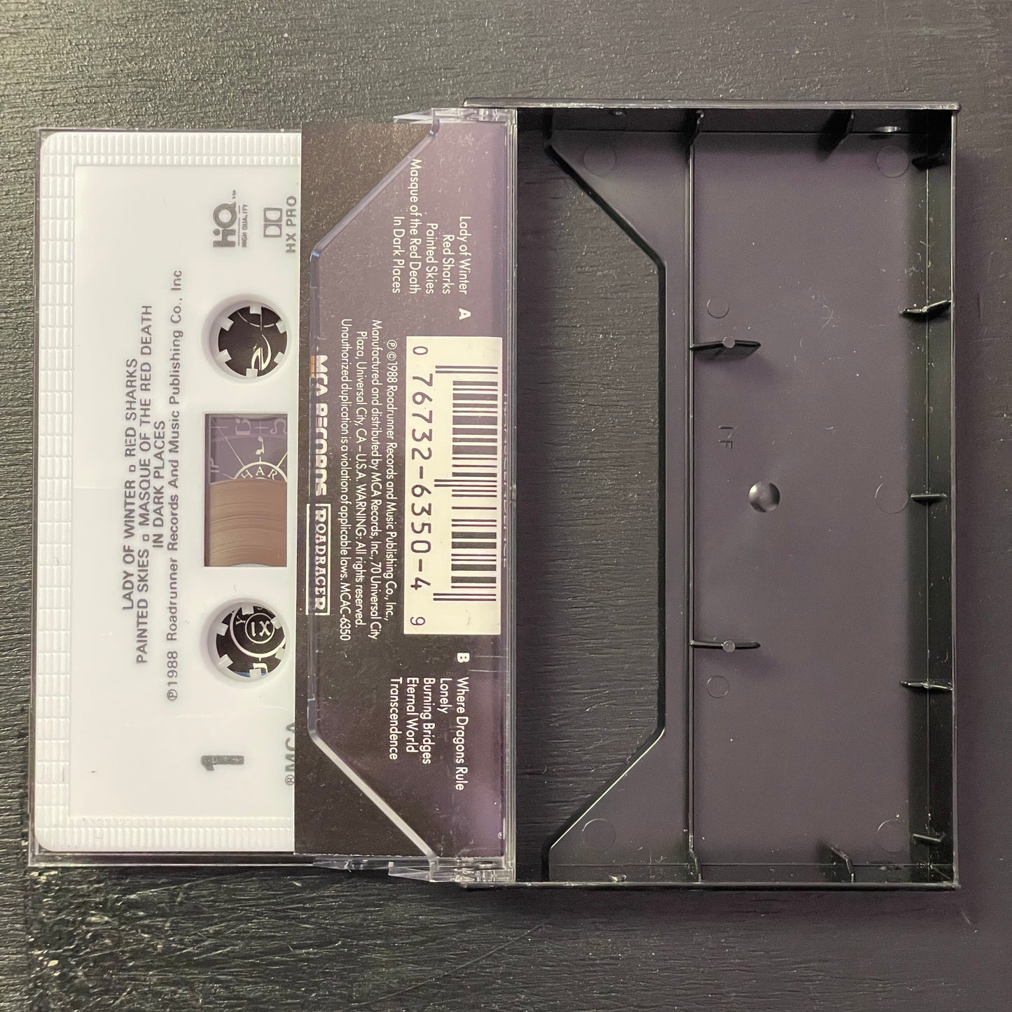 Crimson Glory – Transcendence original cassette tape (used)