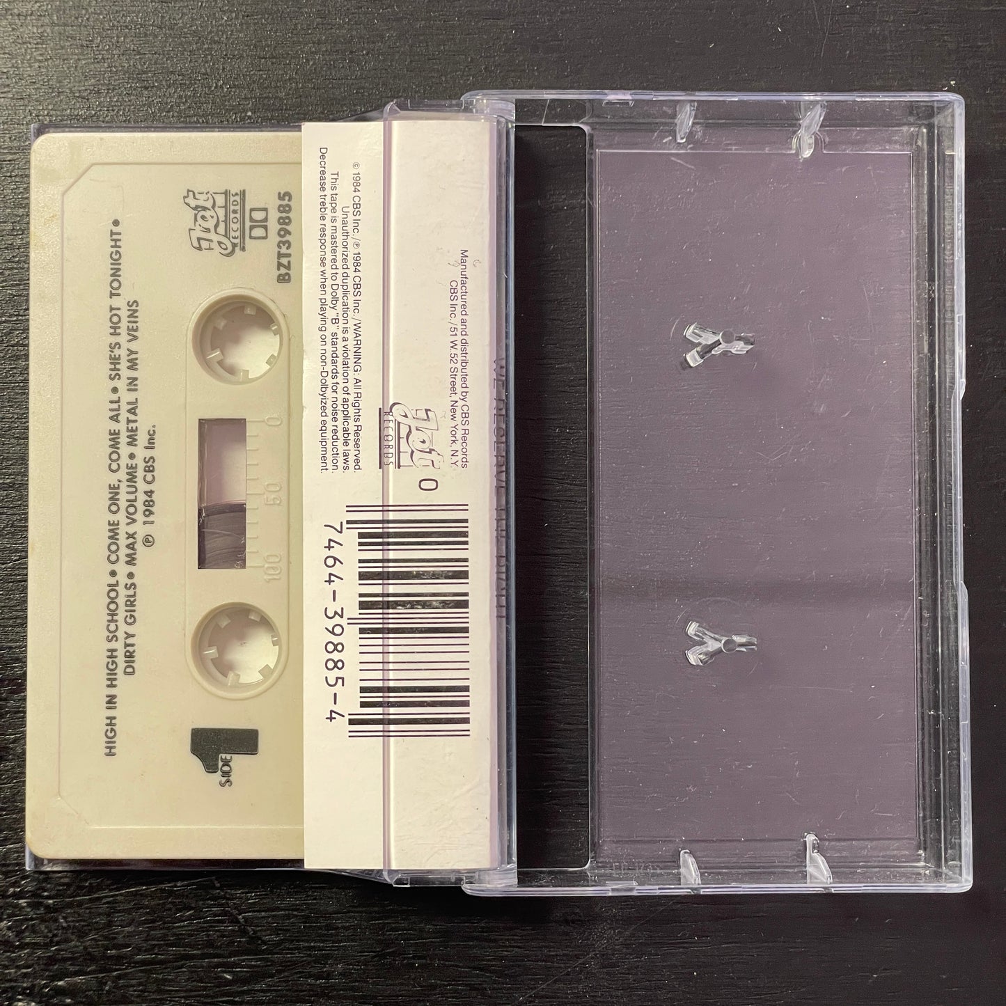 Madam X – We Reserve The Right original cassette tape (used)