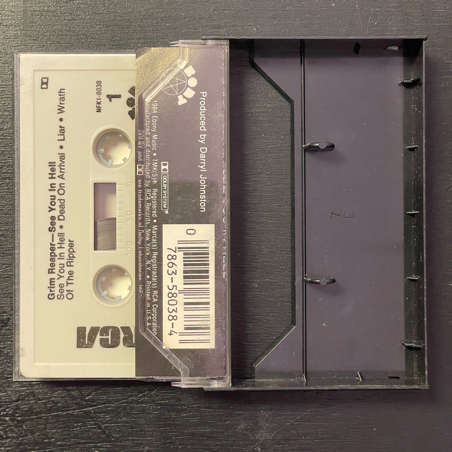 Grim Reaper – See You In Hell original cassette tape (used)