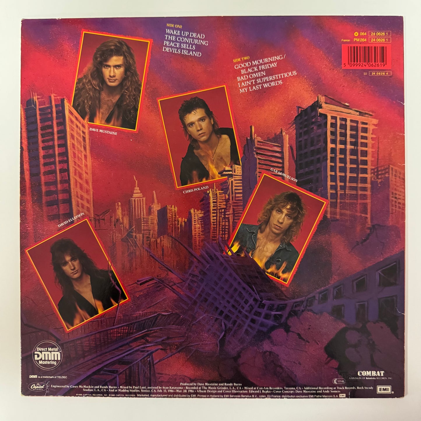 Megadeth - Peace Sells... But Who's Buying? original LP - European pressing (used)