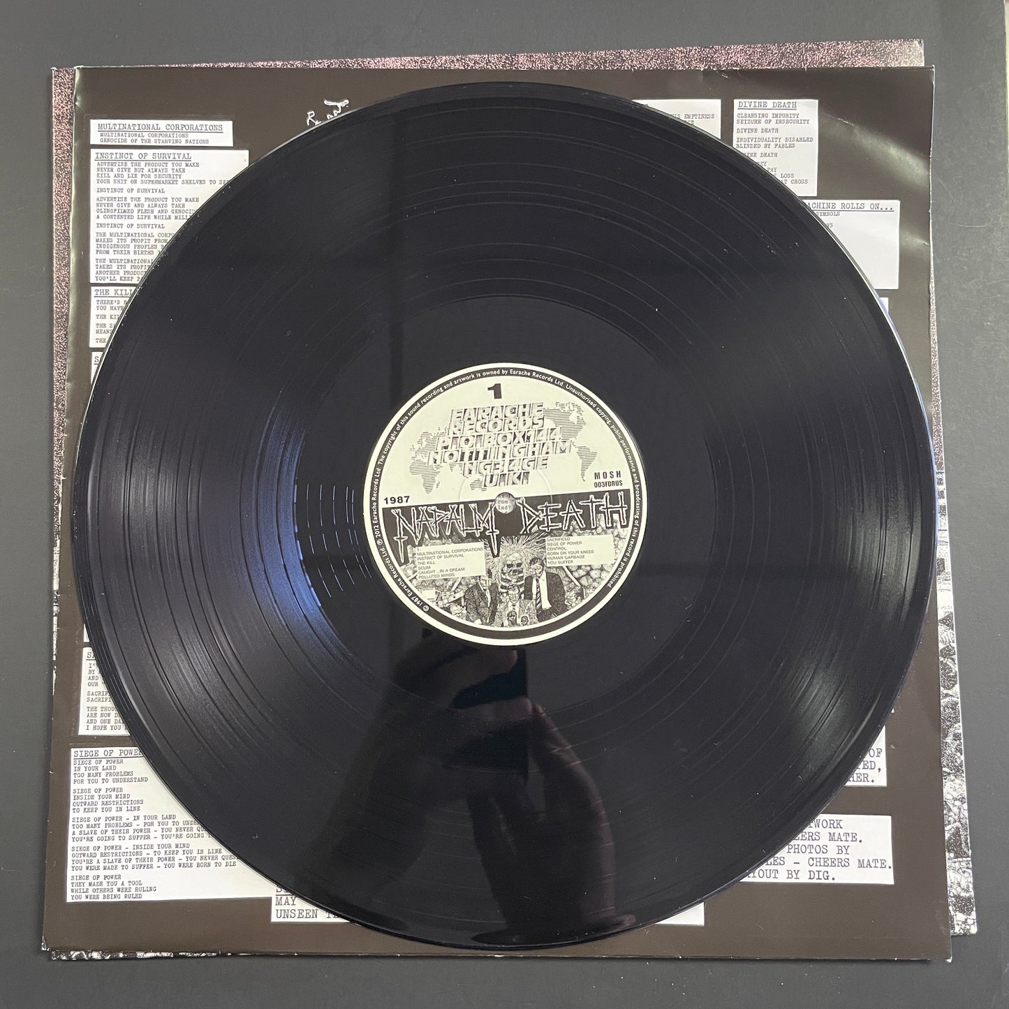 Napalm Death – Scum LP (used)