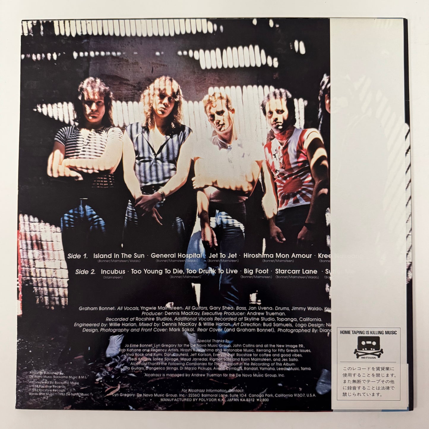 Alcatrazz - No Parole from Rock 'n' Roll original LP - Japanese pressing with obi (used)