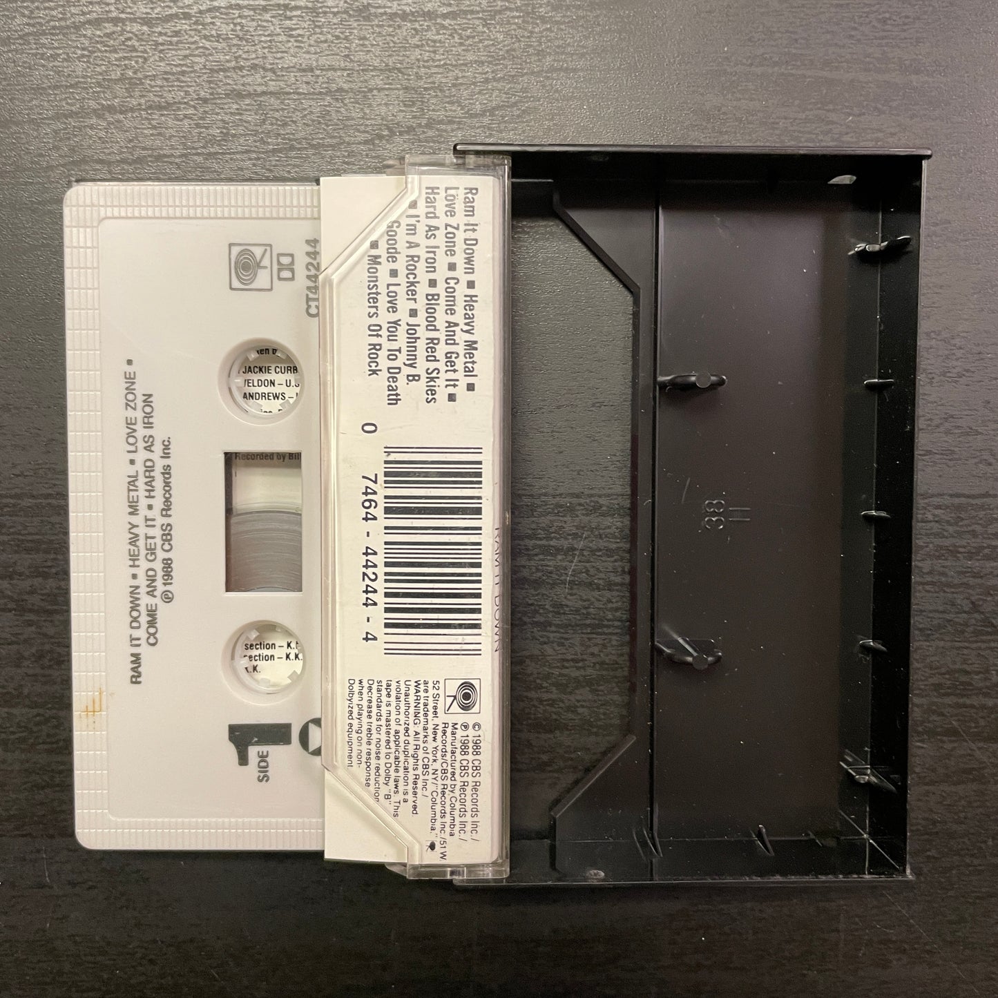 Judas Priest – Ram It Down original cassette tape (used)