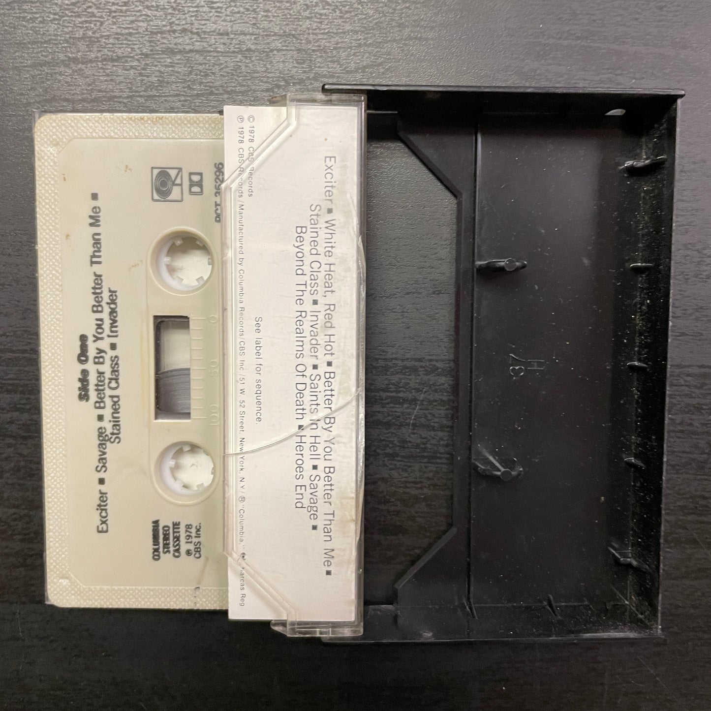 Judas Priest – Stained Class original cassette tape (used)