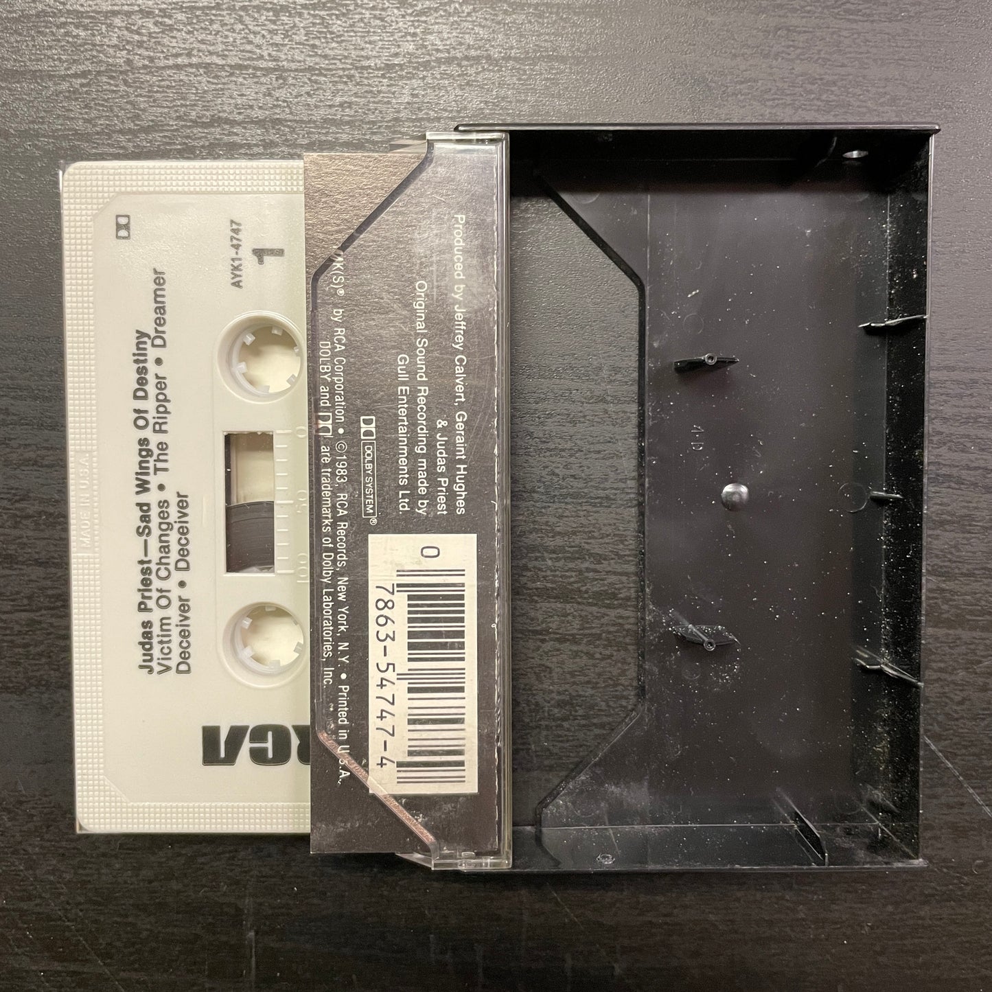 Judas Priest – Sad Wings of Destiny original cassette tape (used)