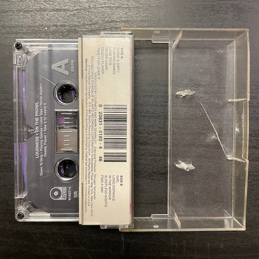 Loudness – On The Prowl original cassette tape (used)