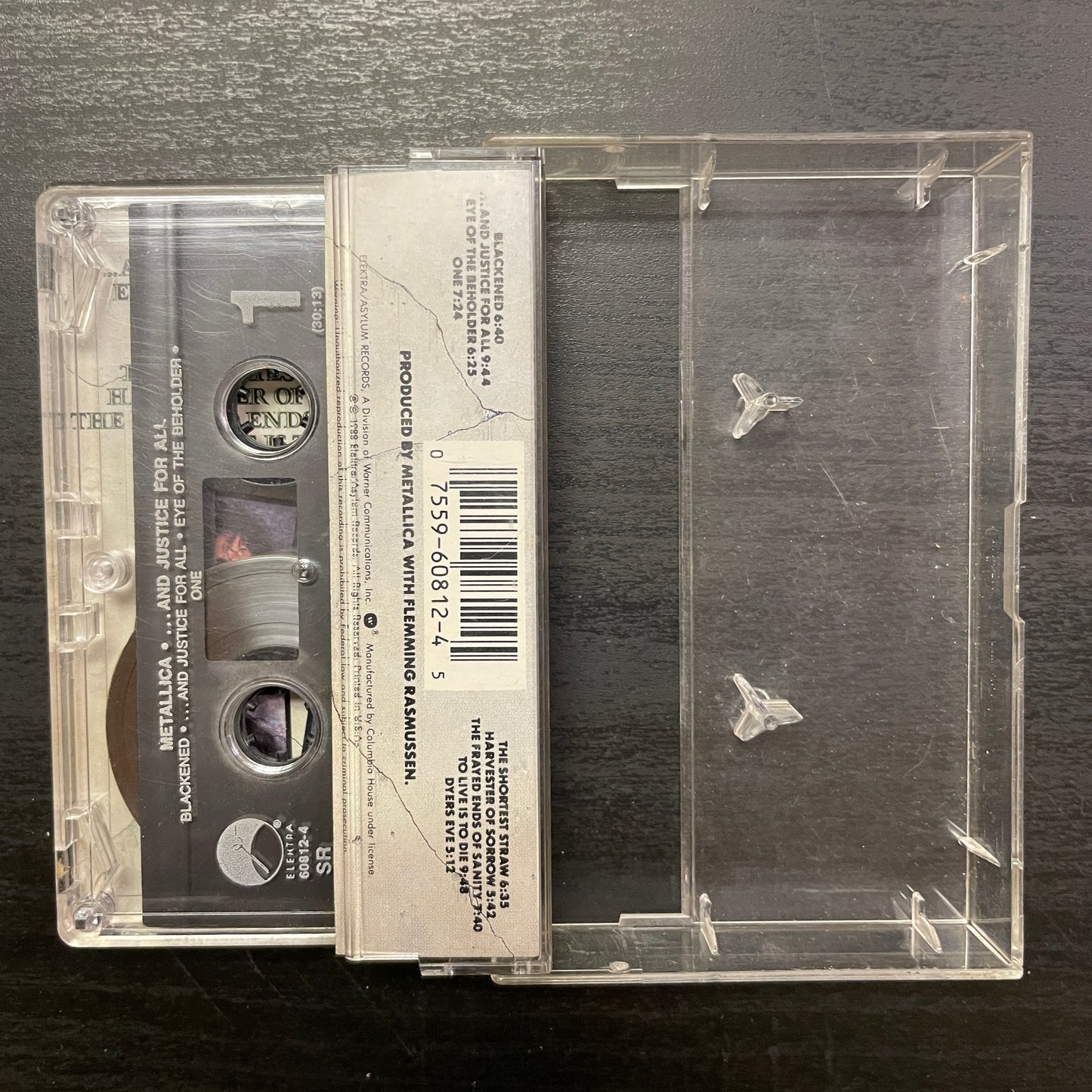 Metallica – ...And Justice For All original cassette tape (used)