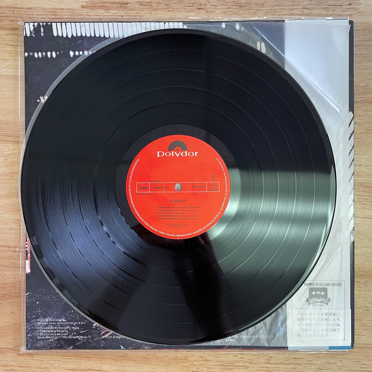 Alcatrazz - No Parole from Rock 'n' Roll original LP - Japanese pressing with obi (used)