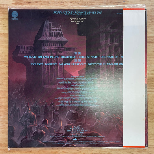 Dio - The Last in Line original LP - Japanese pressing with obi (used)