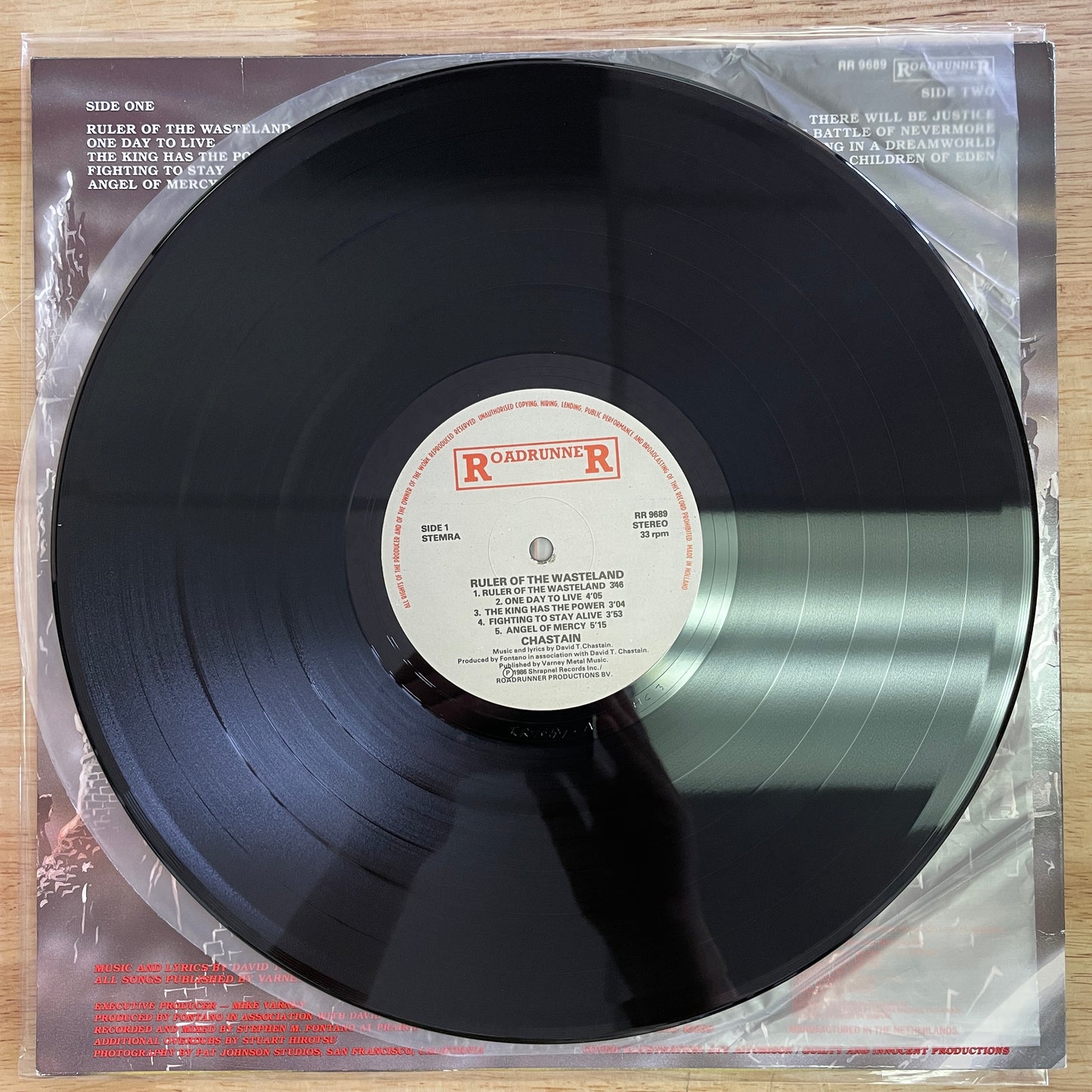 Chastain - Ruler Of The Wasteland original LP (used)