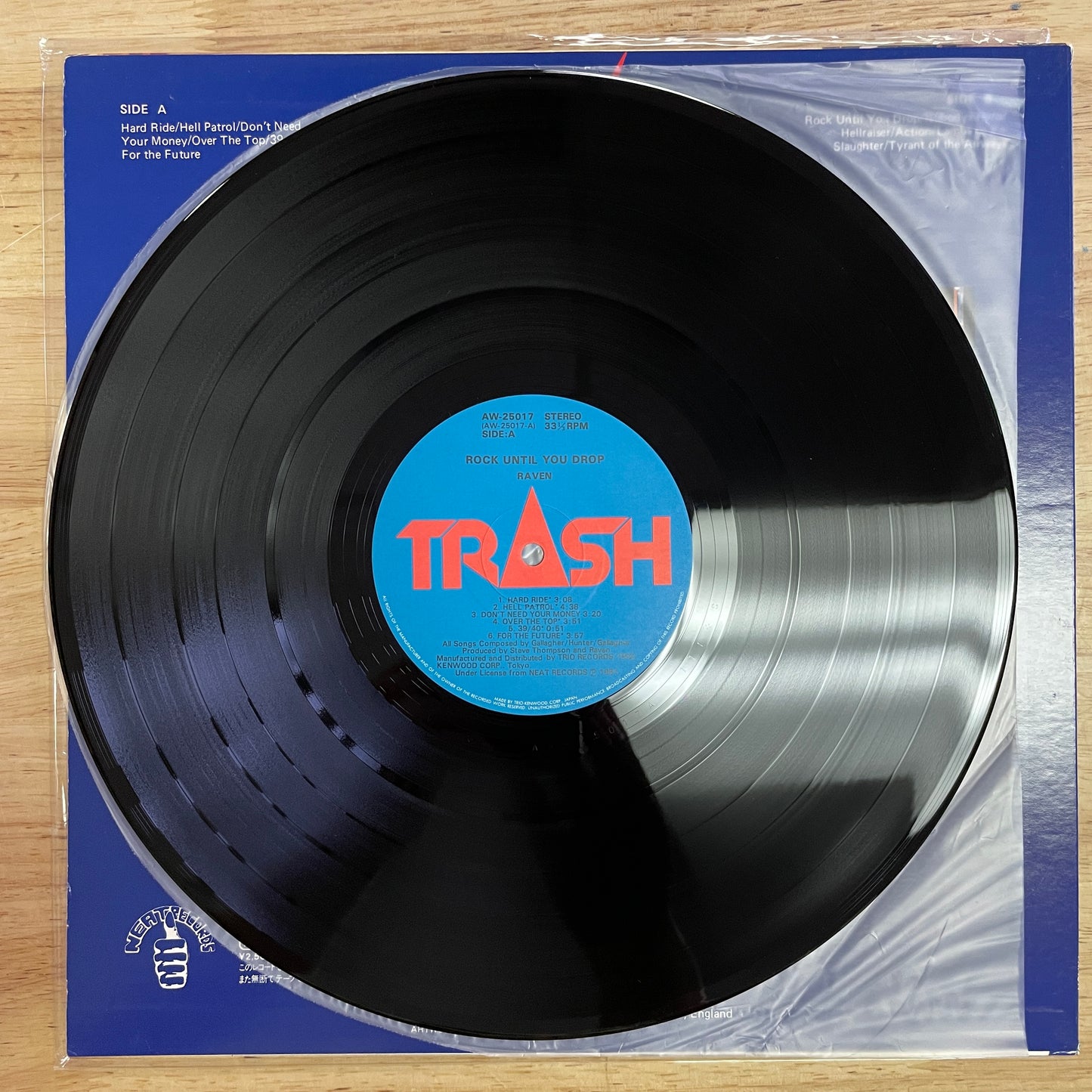 Raven - Rock Until You Drop original LP - Japanese pressing (used)