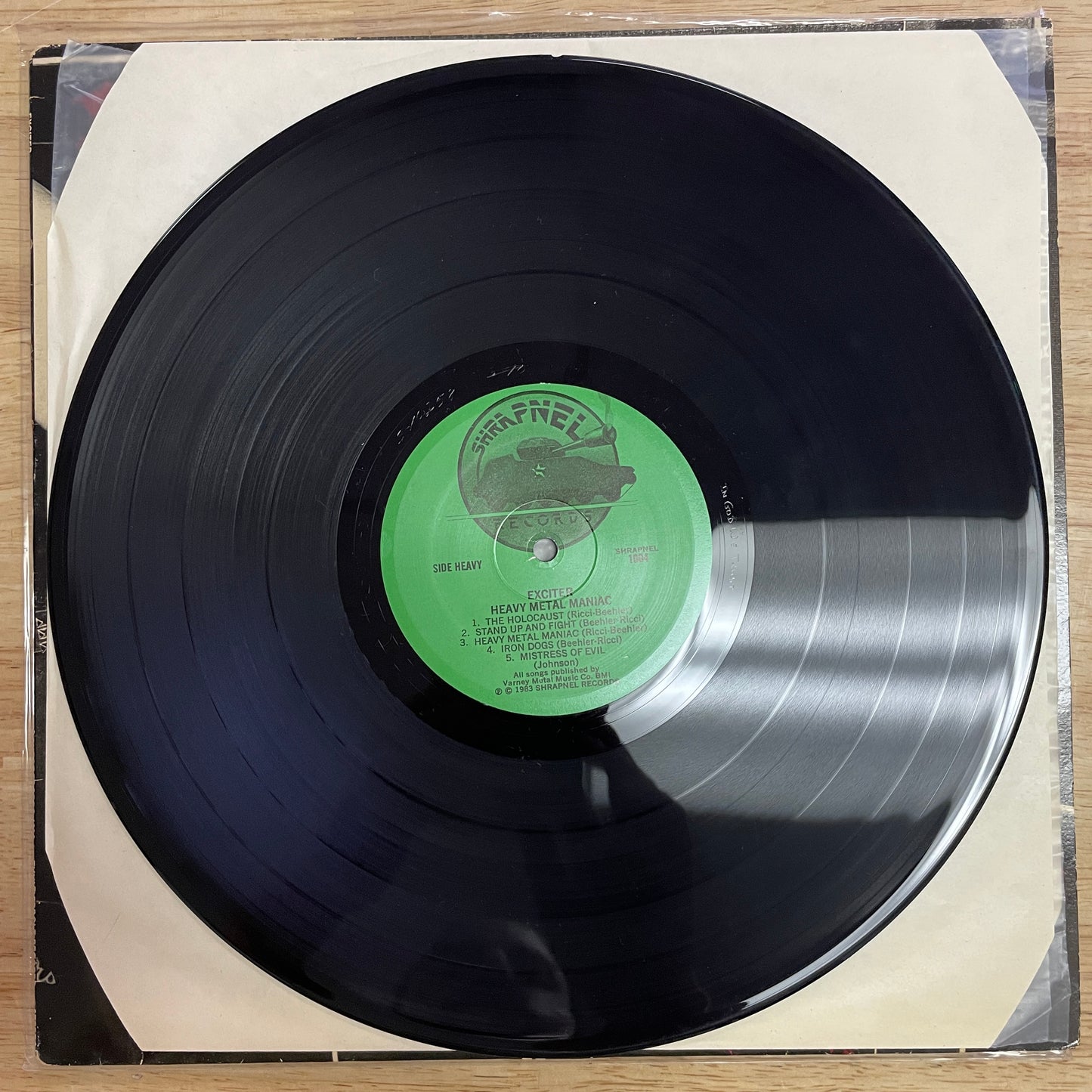 Exciter - Heavy Metal Maniac original LP (used)