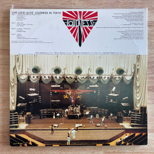 Loudness - Live-Loud-Alive (Loudness In Tokyo) original double LP - Japanese pressing with obi (used)