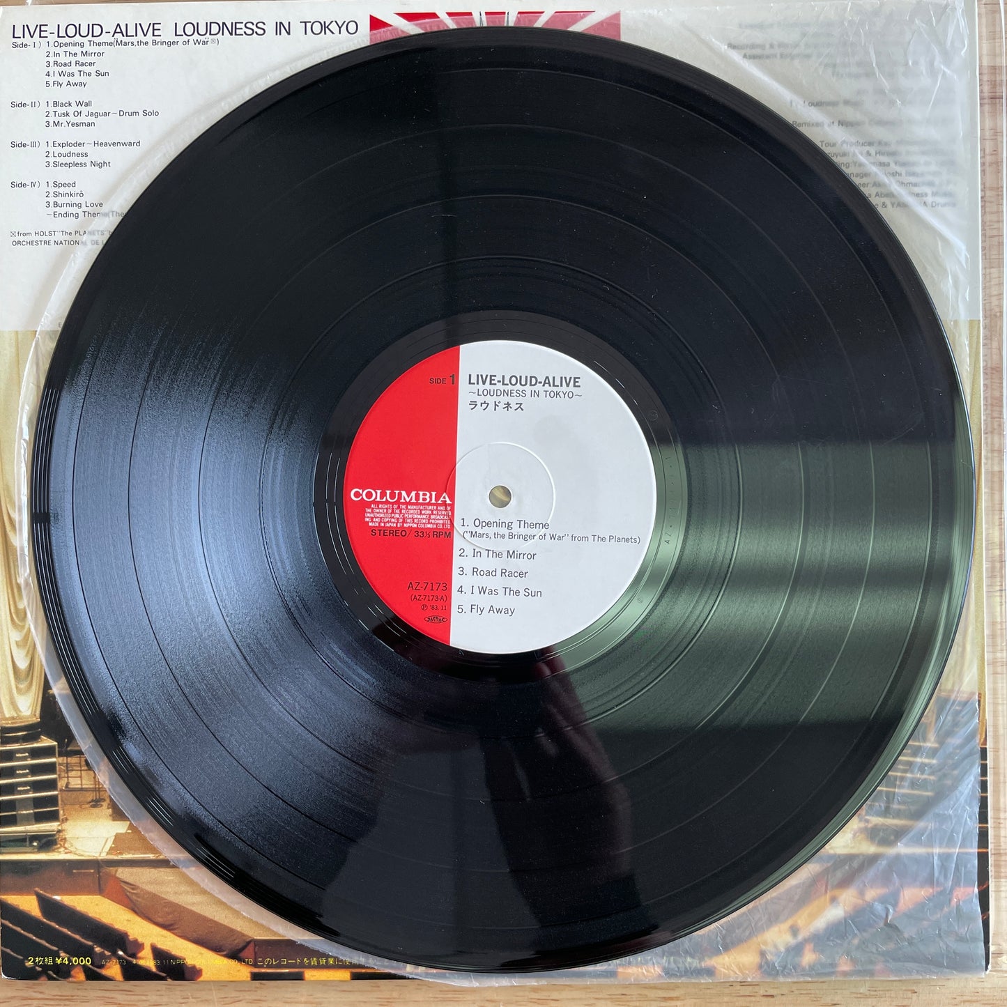 Loudness - Live-Loud-Alive (Loudness In Tokyo) original double LP - Japanese pressing with obi (used)