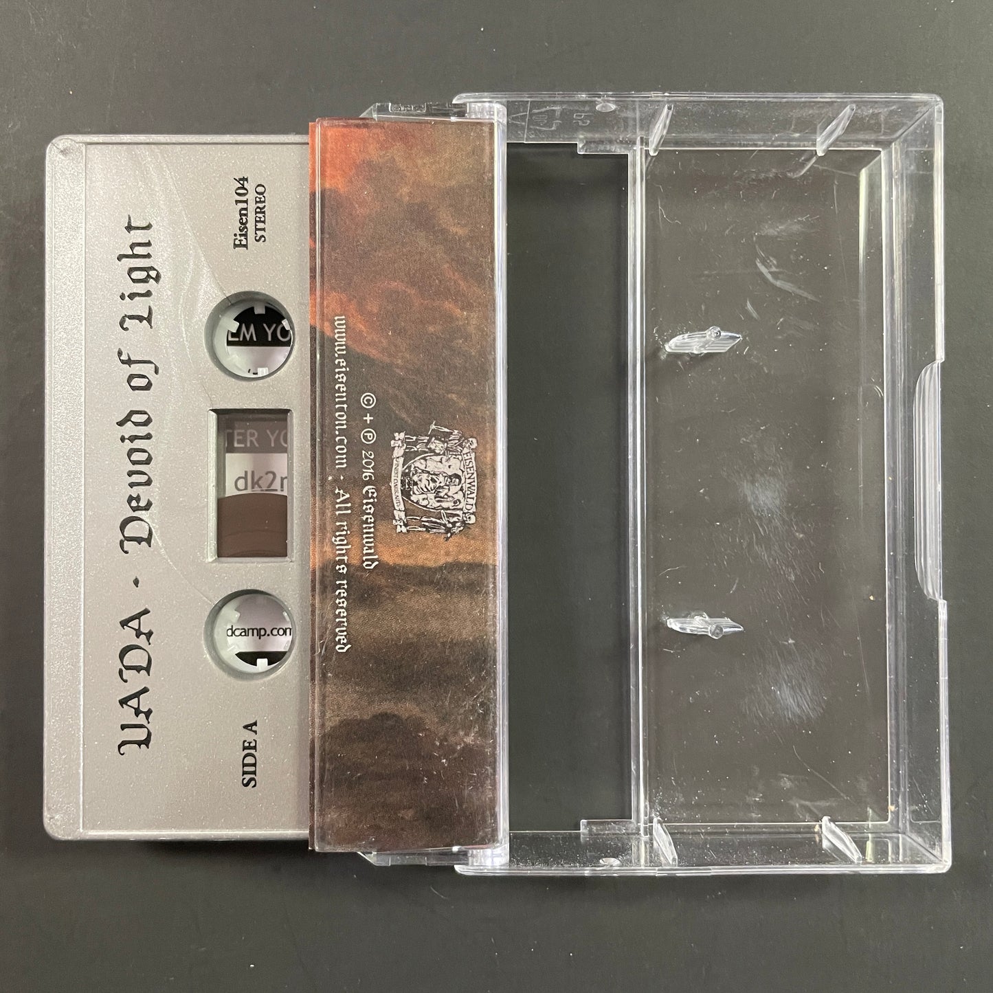 Uada – Devoid Of Light cassette tape (used)