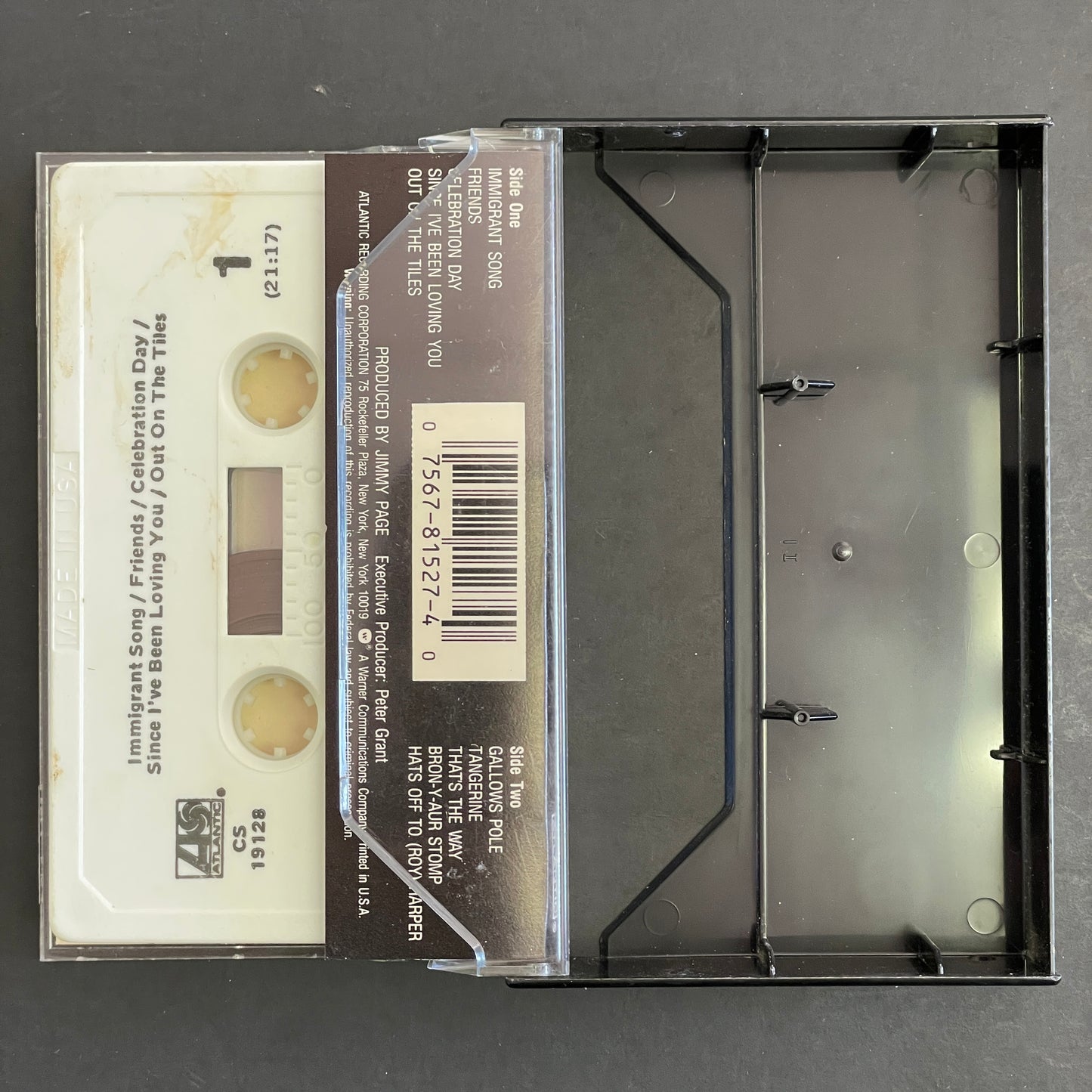Led Zeppelin – Led Zeppelin III cassette tape (used)