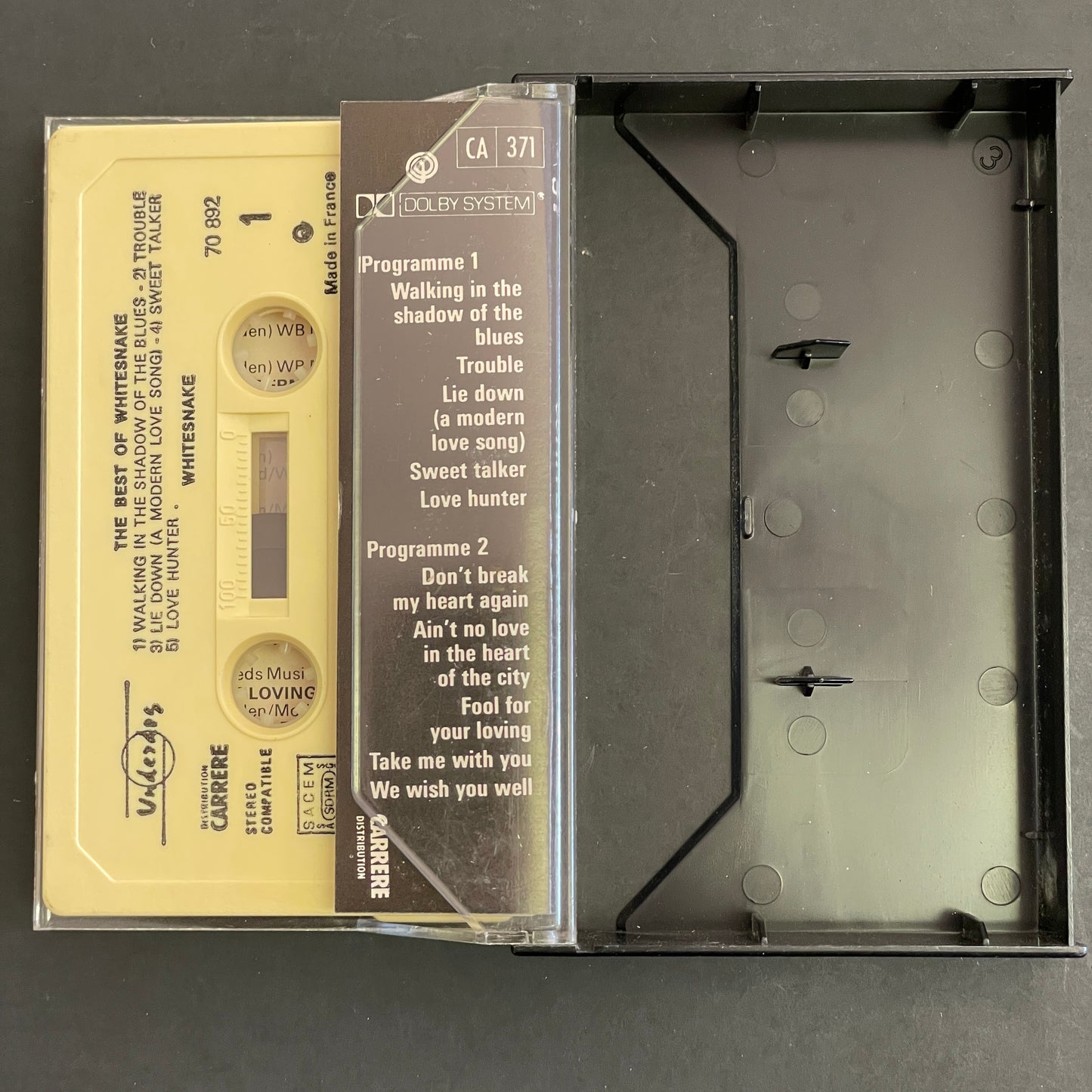 Whitesnake – The Best Of Whitesnake original cassette tape (used)