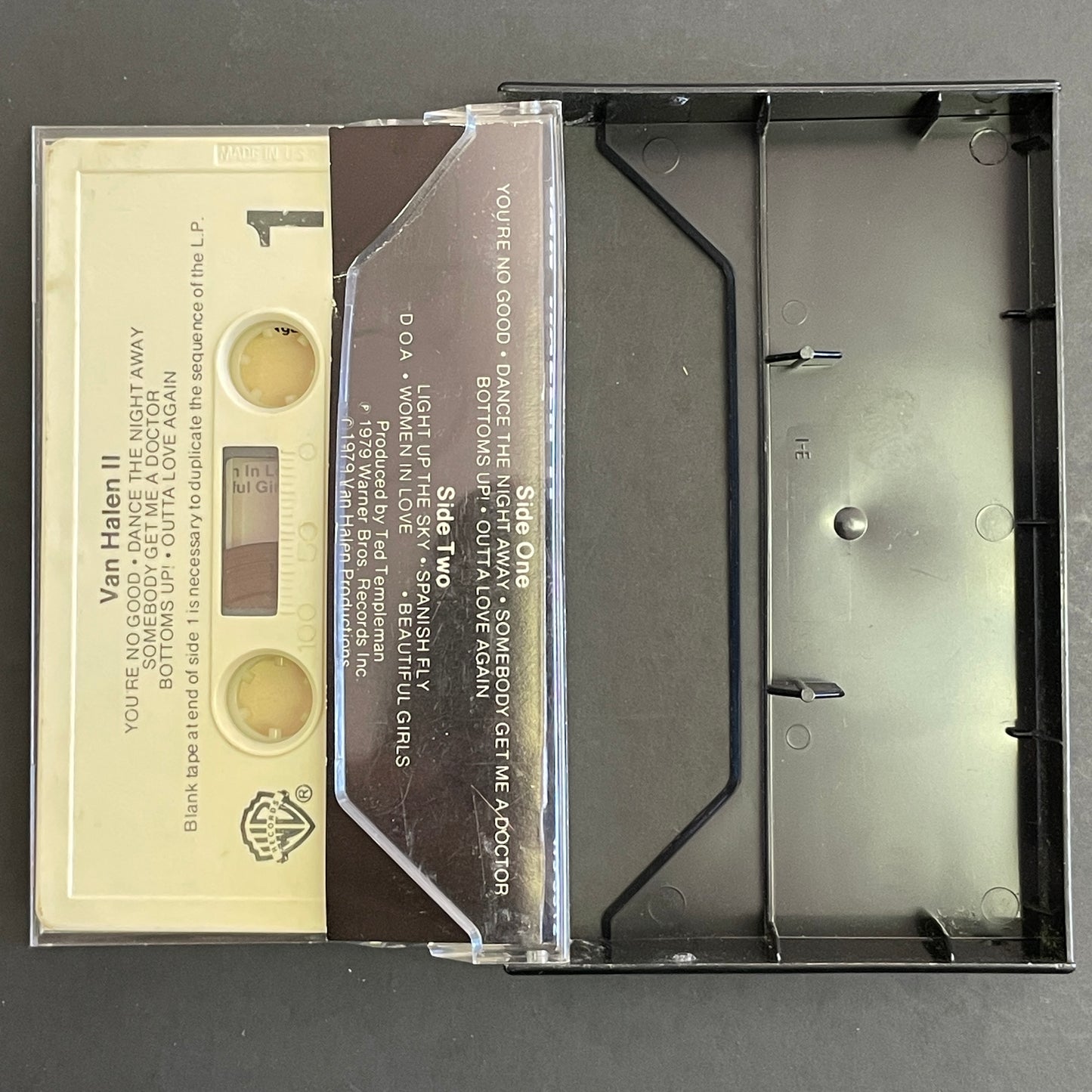 Van Halen – Van Halen II original cassette tape (used)