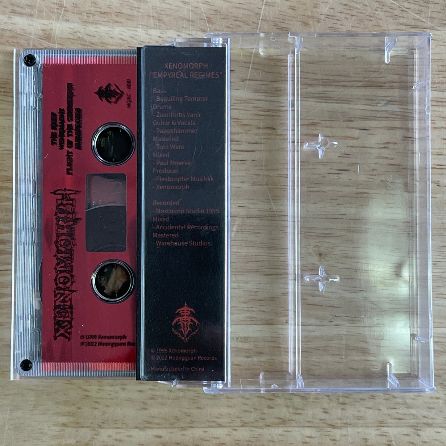 Xenomorph – Empyreal Regimes cassette tape