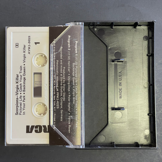Scorpions – Virgin Killer cassette tape (used)