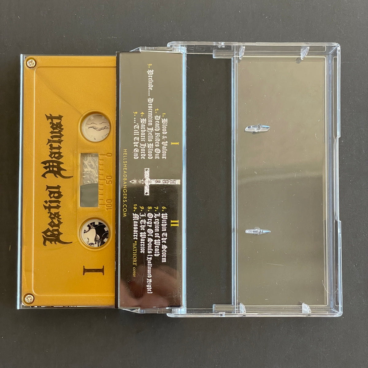 Bestial Warlust – Blood & Valour cassette tape (used)