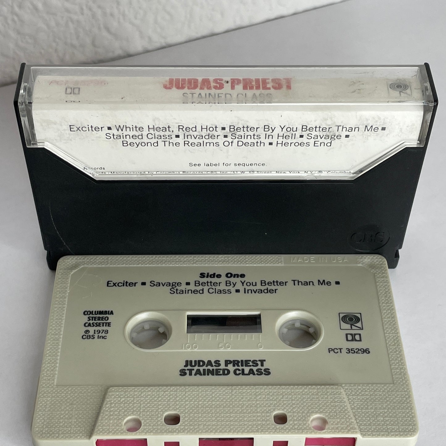 Judas Priest - Stained Class originall cassette tape