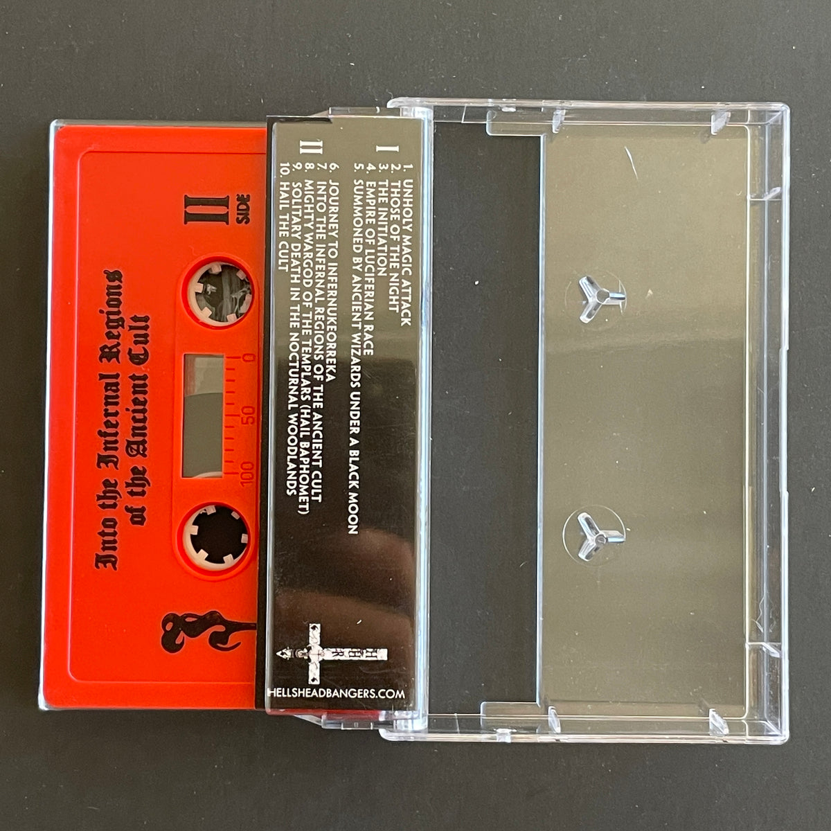 Inquisition – Into The Infernal Regions Of The Ancient Cult cassette tape (used)