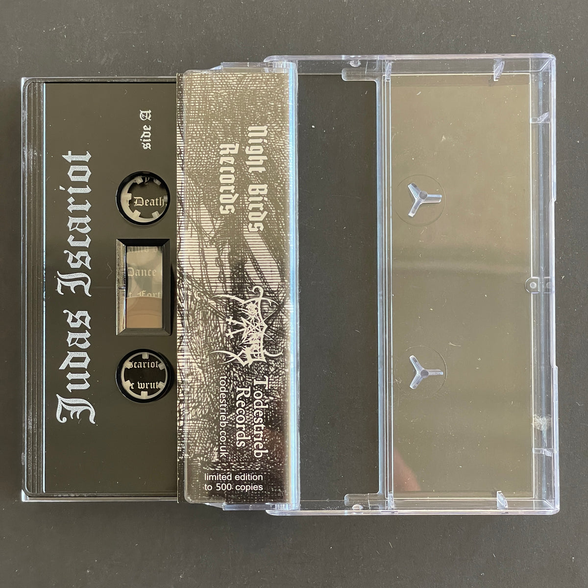 Judas Iscariot – To Embrace The Corpses Bleeding cassette tape (used)