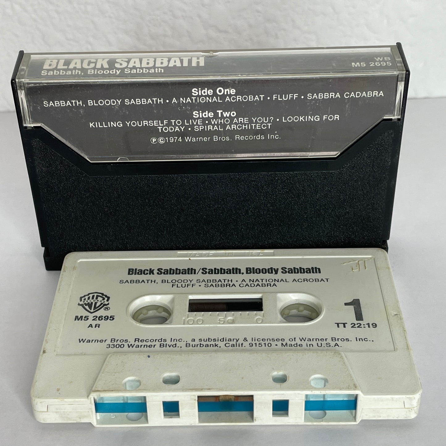 Black Sabbath- Sabbath, Bloody Sabbath original cassette tape