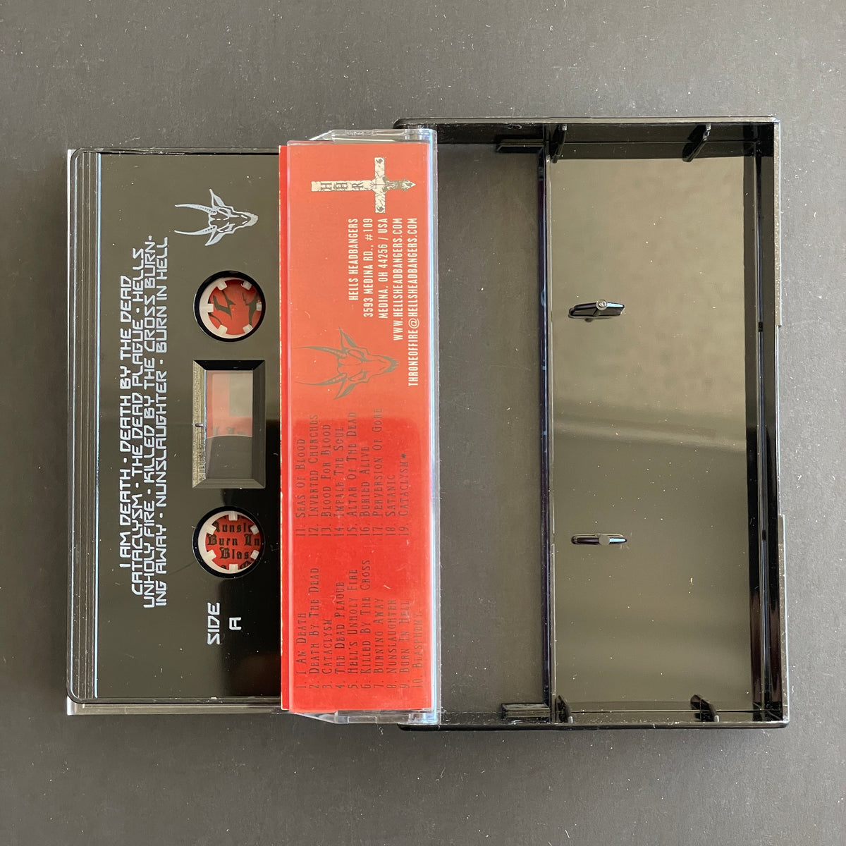 NunSlaughter – Hell's Unholy Fire cassette tape (used)