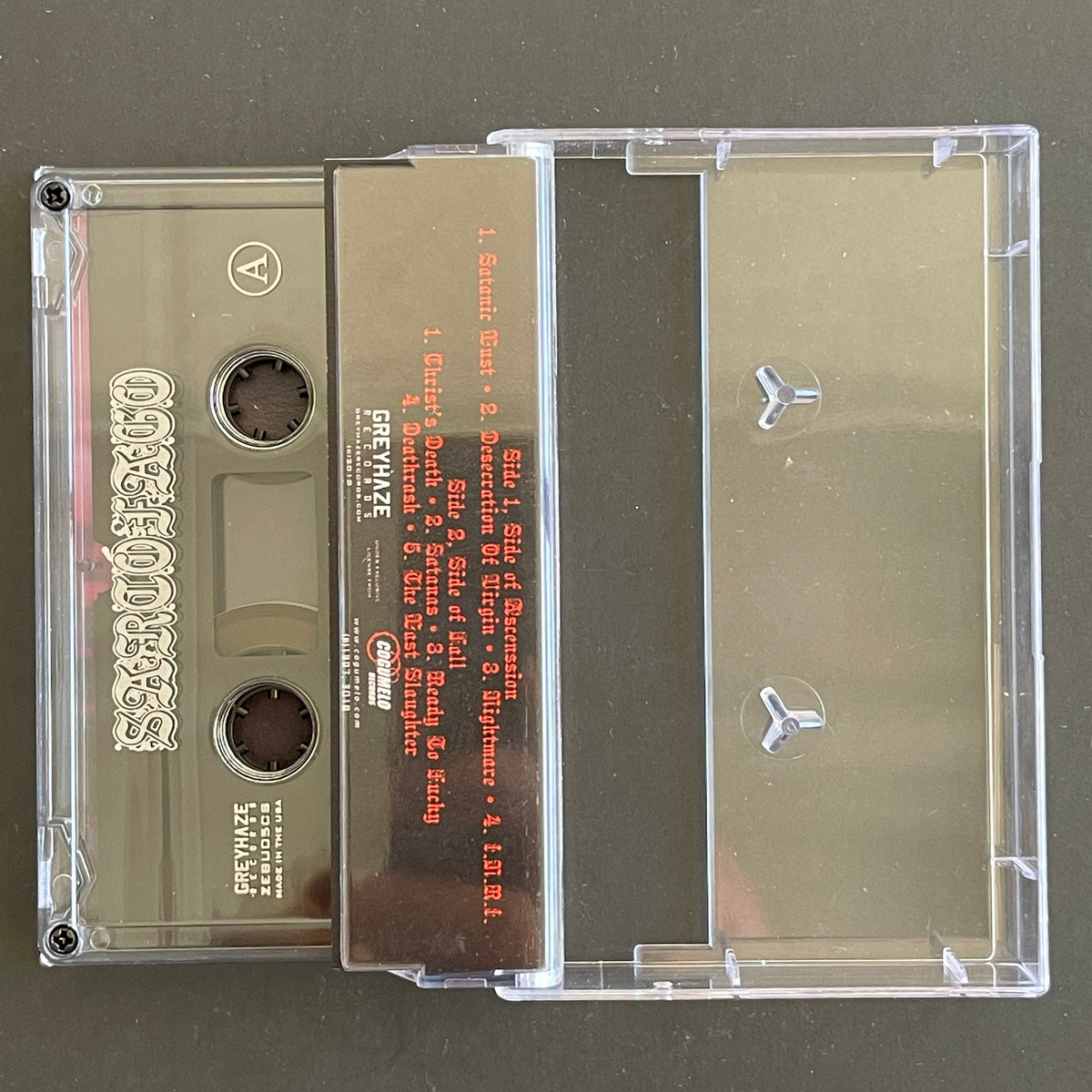 Sarcófago – I.N.R.I. cassette tape (used)