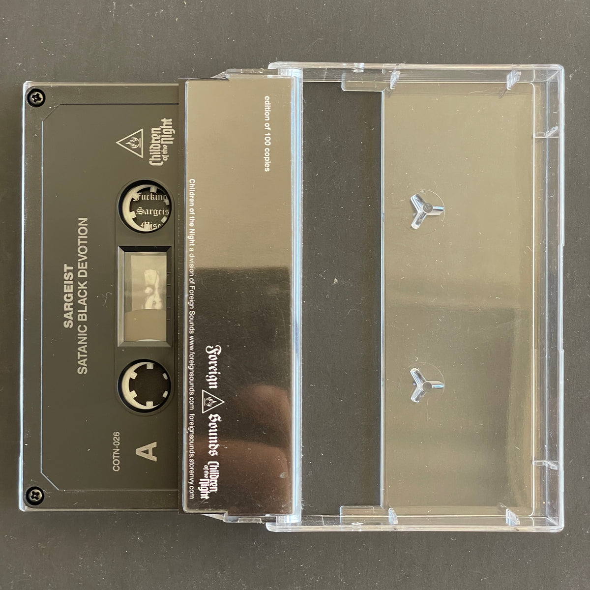 Sargeist – Satanic Black Devotion cassette tape (used)