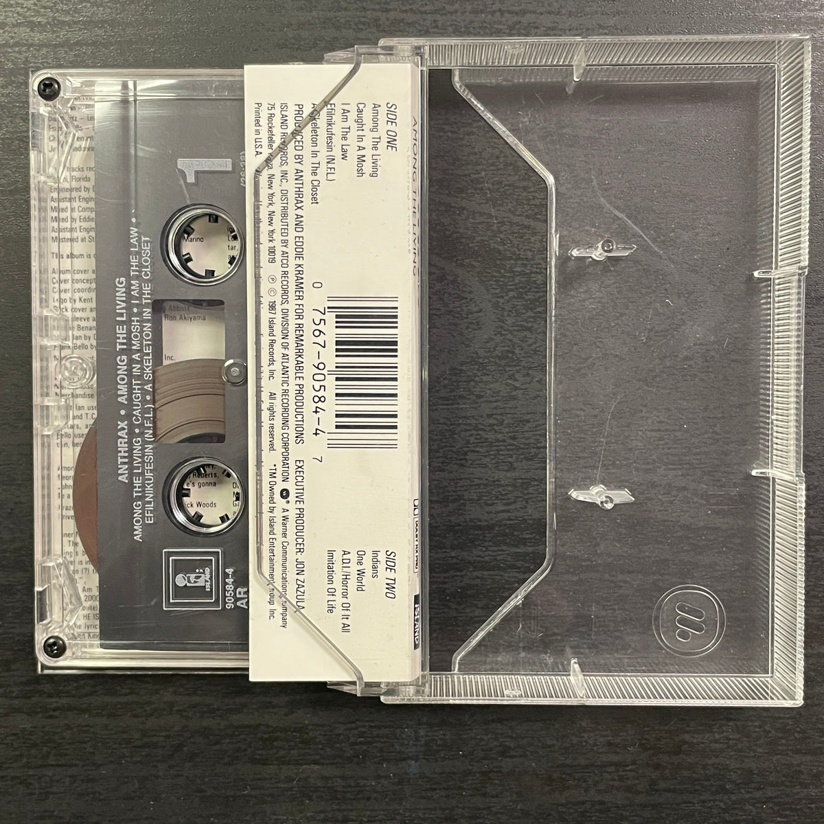 Anthrax – Among The Living original cassette tape (used)
