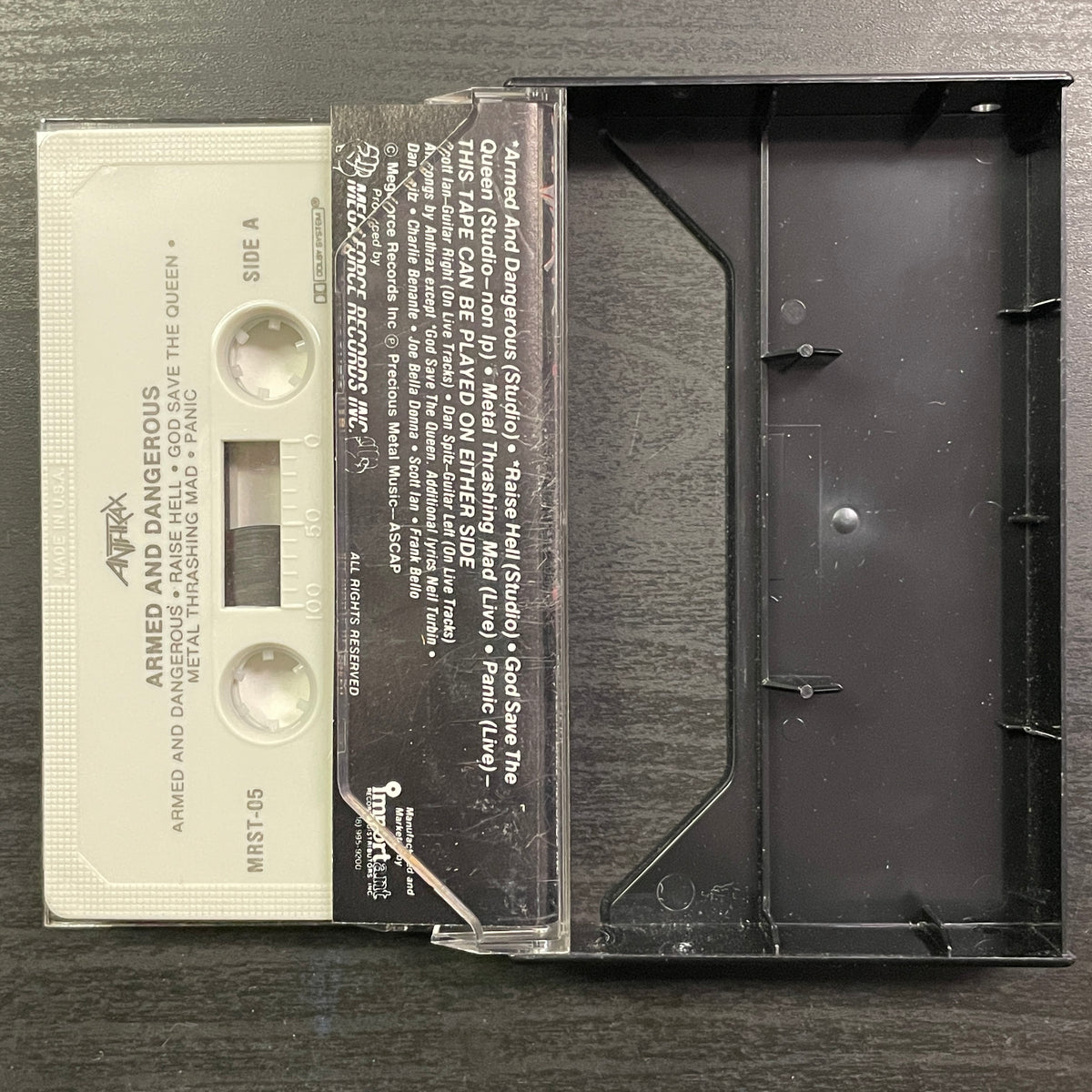 Anthrax – Armed And Dangerous original cassette tape (used)