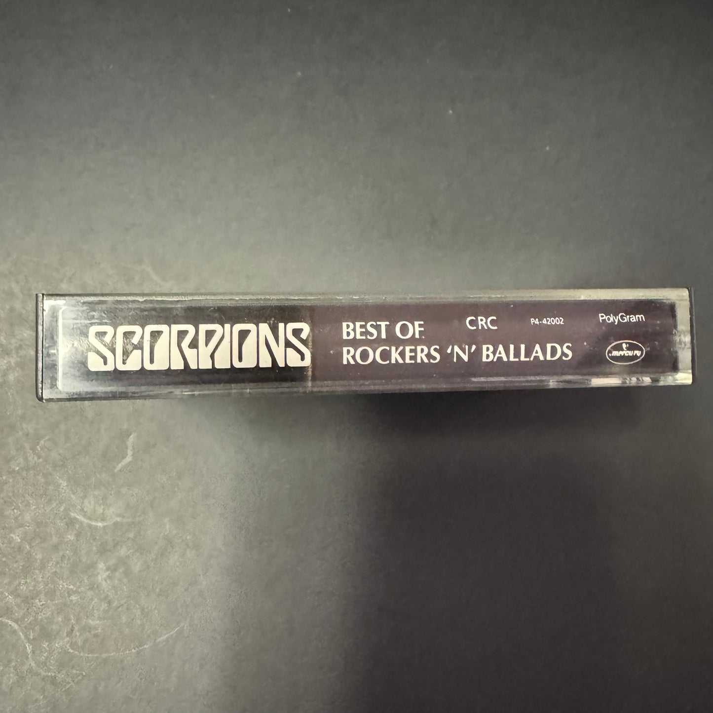 Scorpions - Best of Rockers 'n' Ballads cassette tape (used)