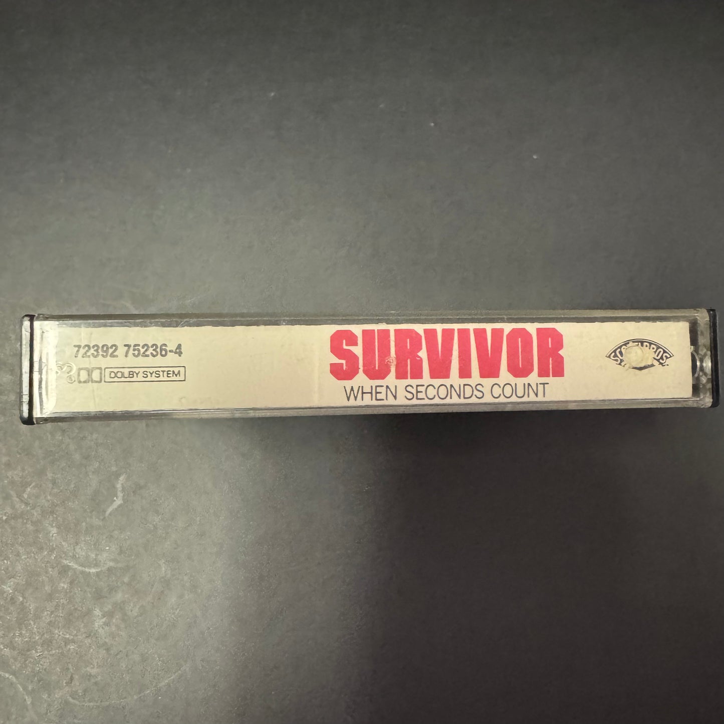Survivor - When Seconds Count original cassette tape (used)