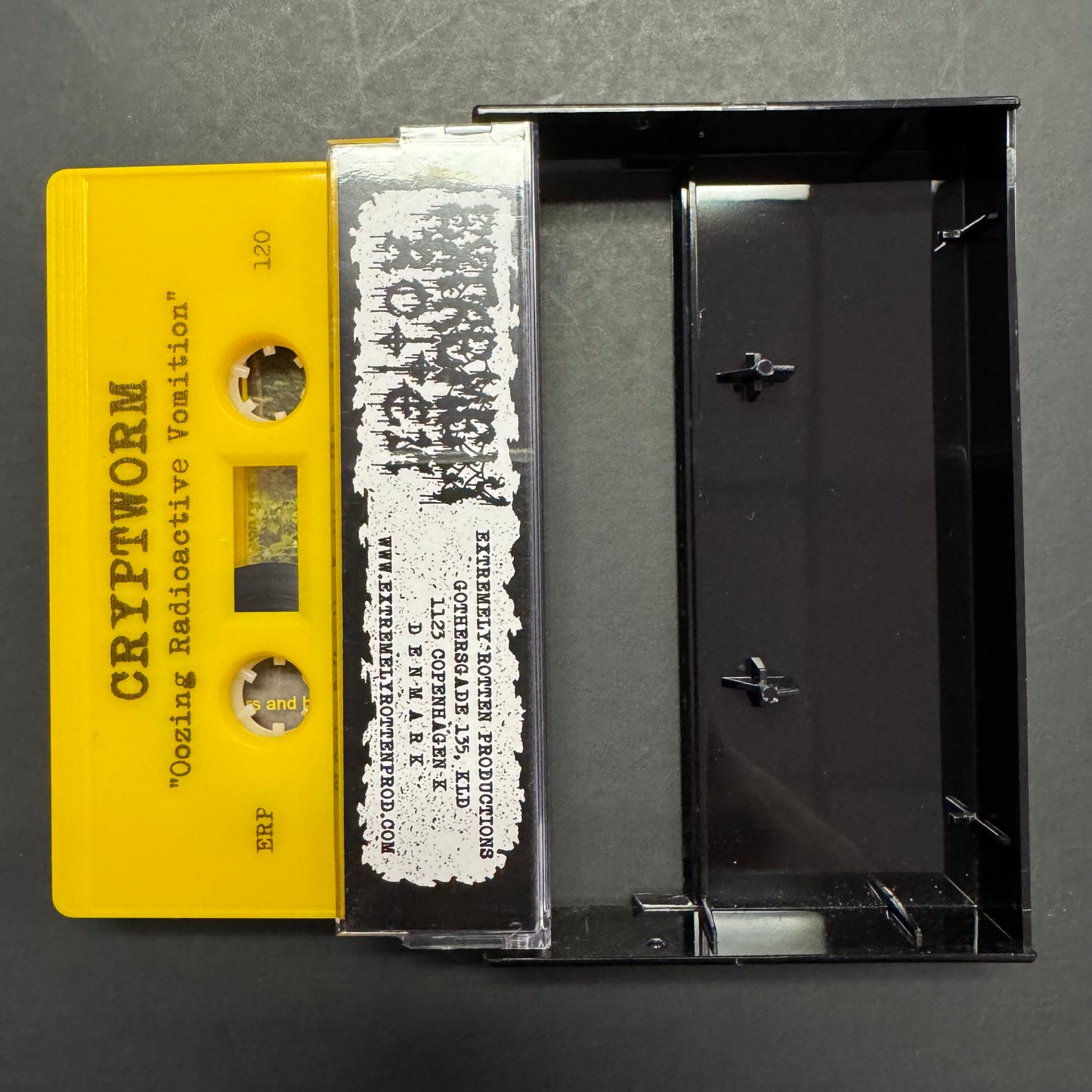 Cryptworm - Oozing Radioactive Vomition cassette tape (used)